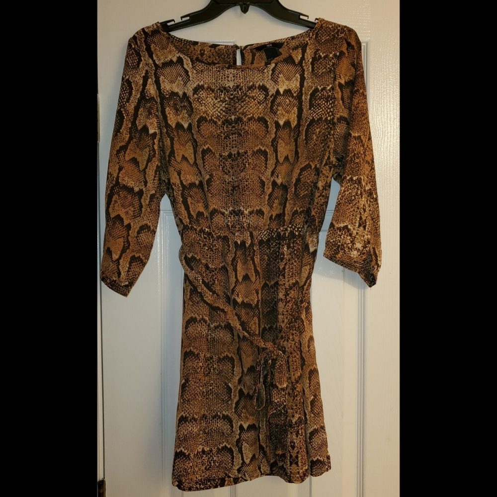 H&M Reptile Print Dress